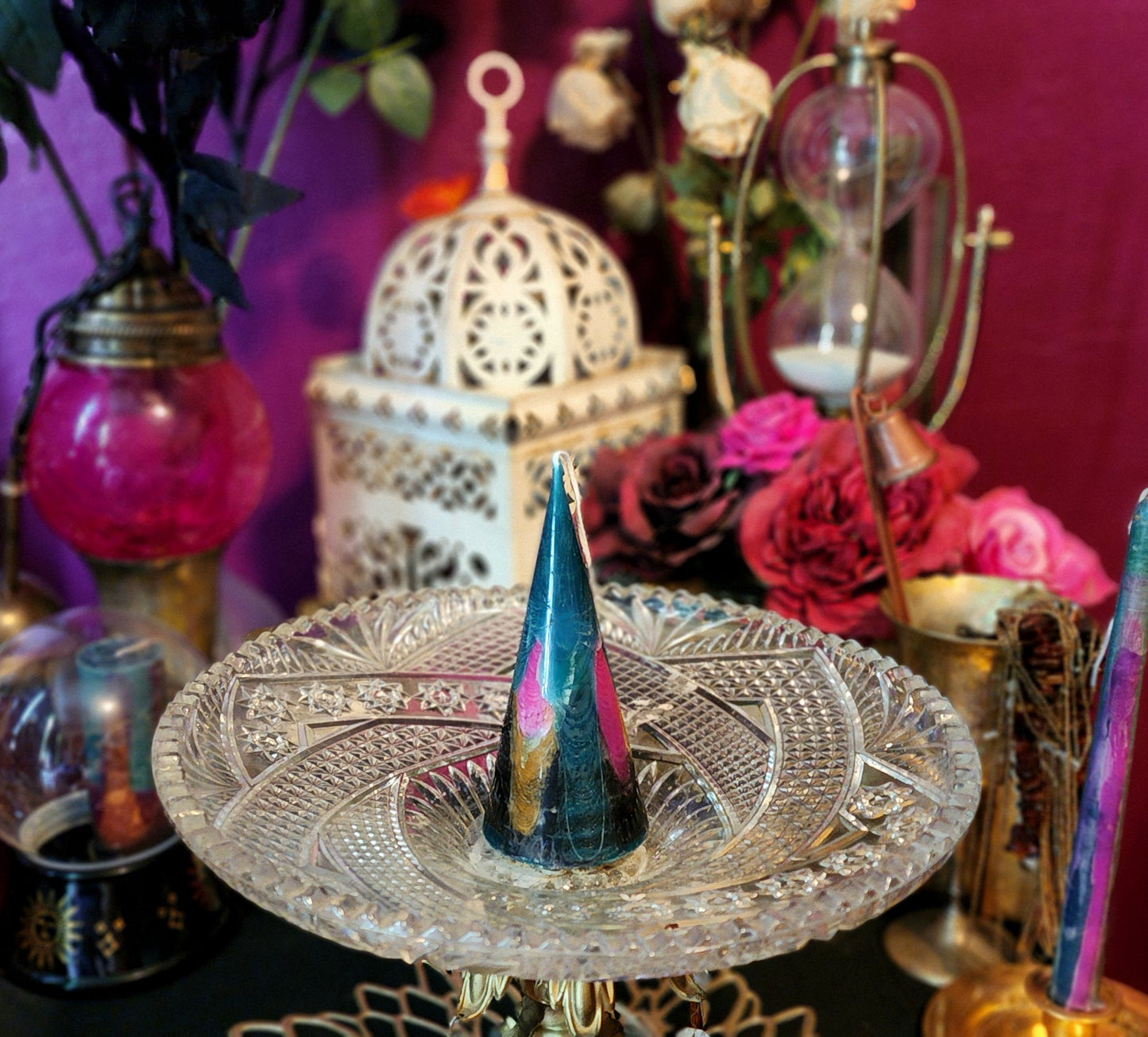 Watermelon Teal Cone