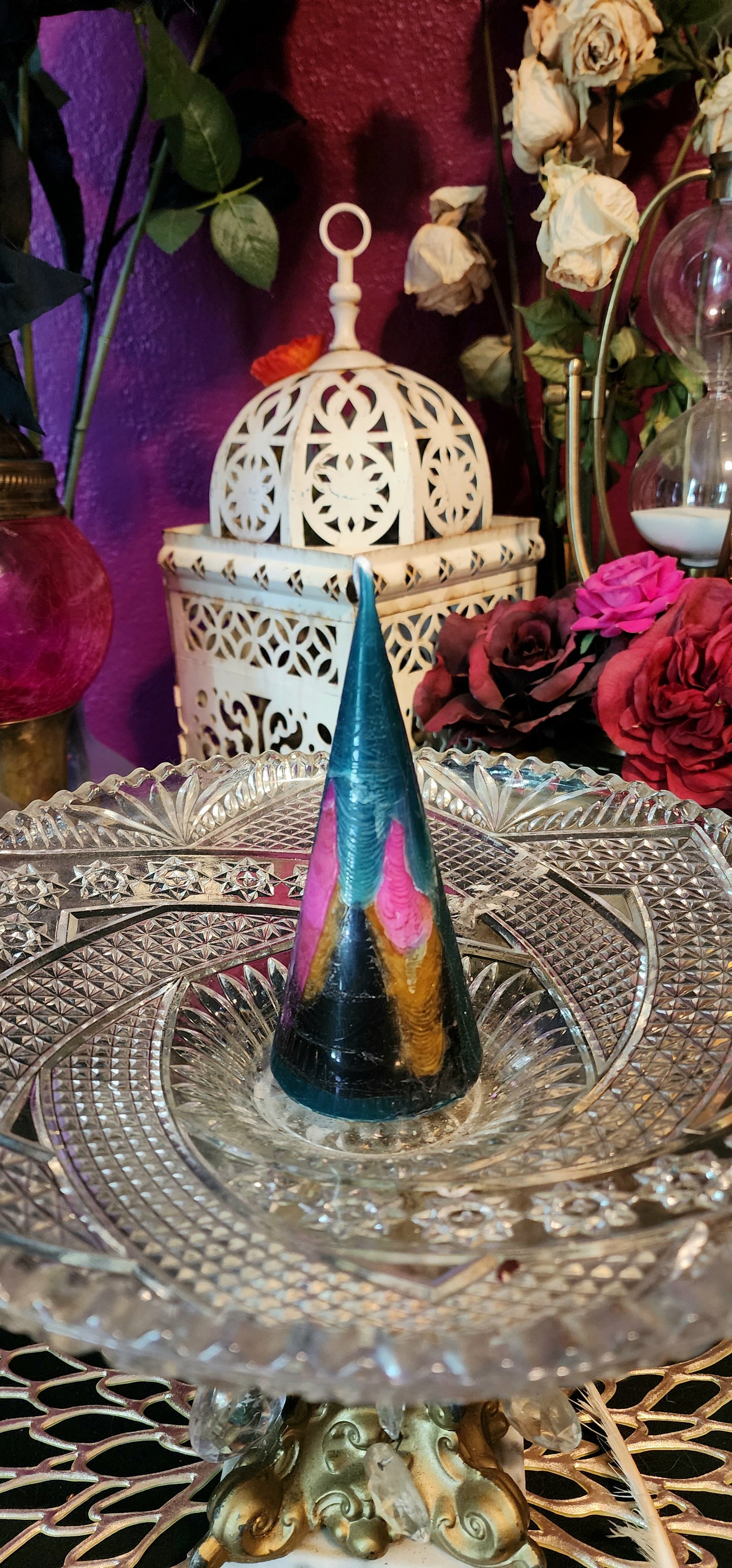 Watermelon Teal Cone