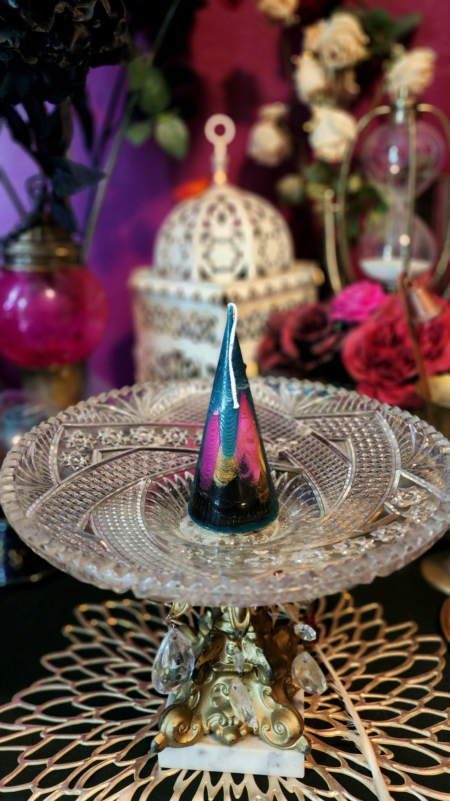 Watermelon Teal Cone