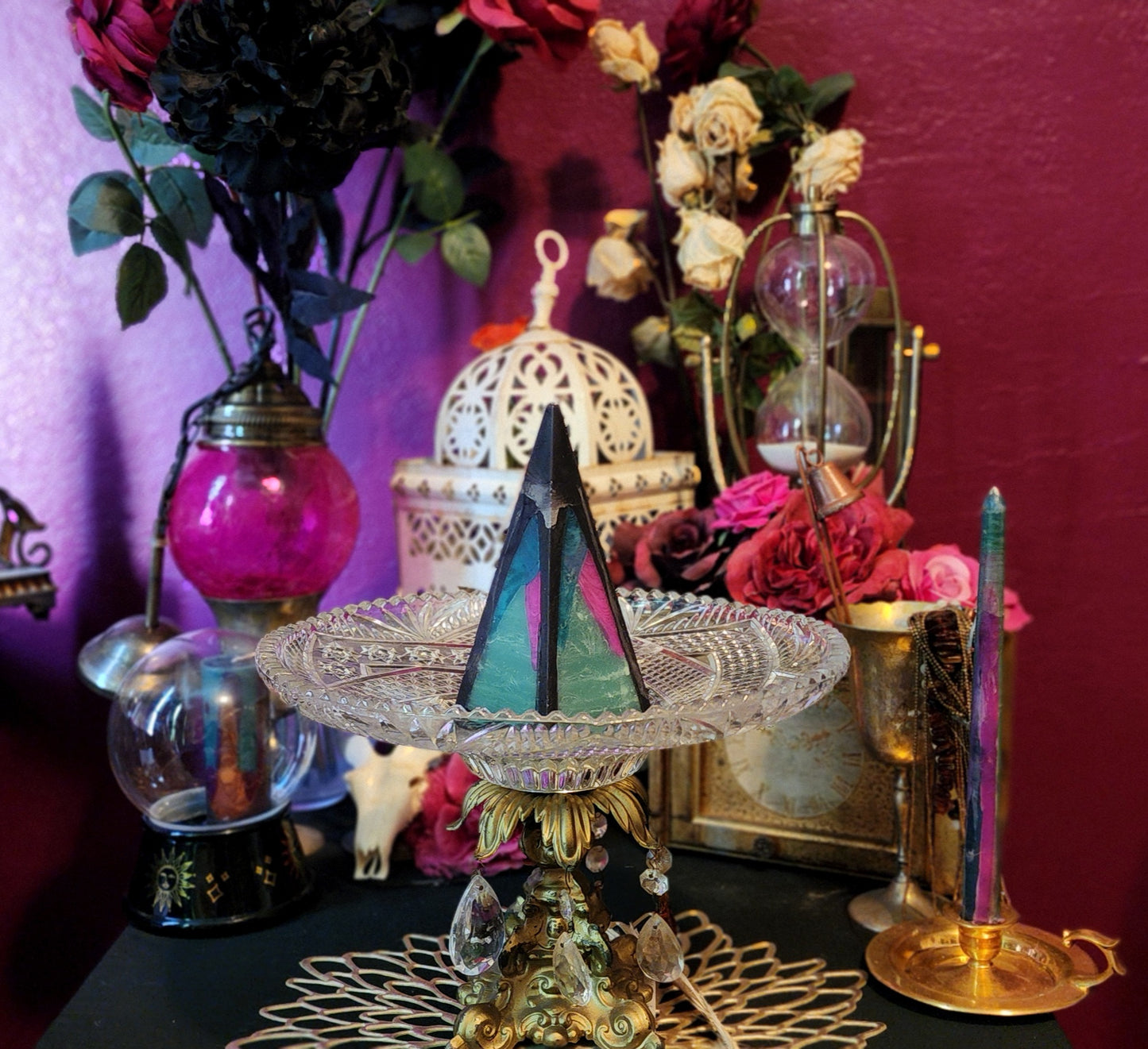 Watermelon Teal Pyramid